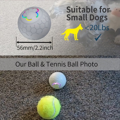 Smart Rechargeable Dog Toy Ball – Automatic Bouncing Interactive Pet Toy