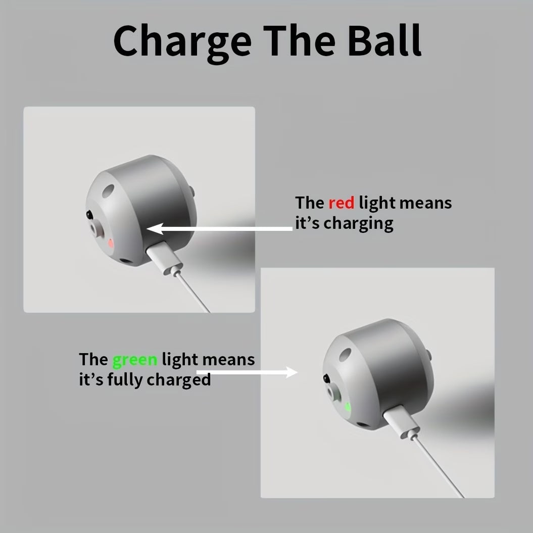 Smart Rechargeable Dog Toy Ball – Automatic Bouncing Interactive Pet Toy