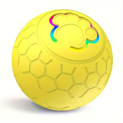 Smart Rechargeable Dog Toy Ball – Automatic Bouncing Interactive Pet Toy
