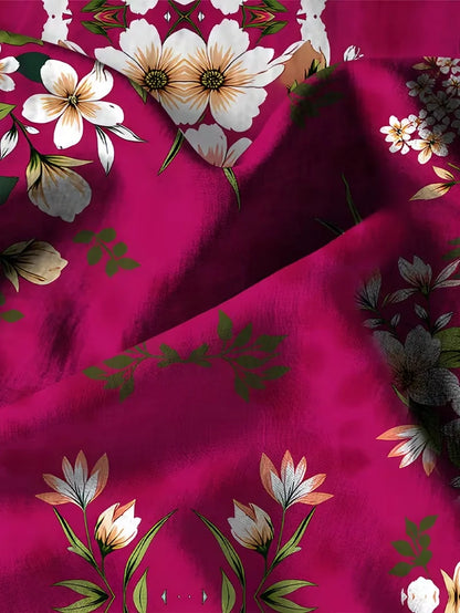 Floral Luxe Two-Piece Suit Set