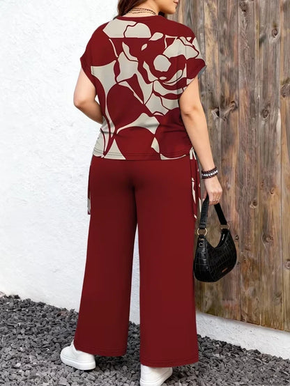 Minimalist Luxe Plus-Size Co-Ord Set