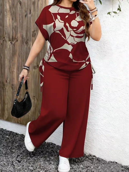 Minimalist Luxe Plus-Size Co-Ord Set