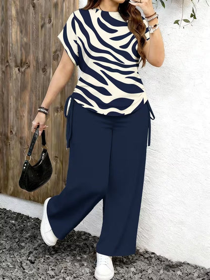 Minimalist Luxe Plus-Size Co-Ord Set
