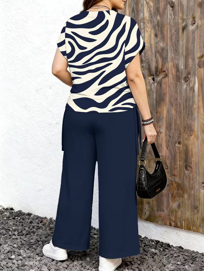 Minimalist Luxe Plus-Size Co-Ord Set