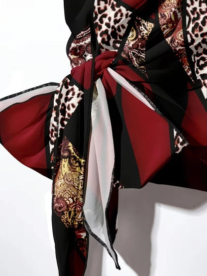 Women’s 2-Piece Floral Outfit – Shirt & Pants Set