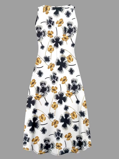 Elegant Geometric Print Co-Ord Set – Lapel Jacket, Vest & Long Skirt 3-Piece Outfit