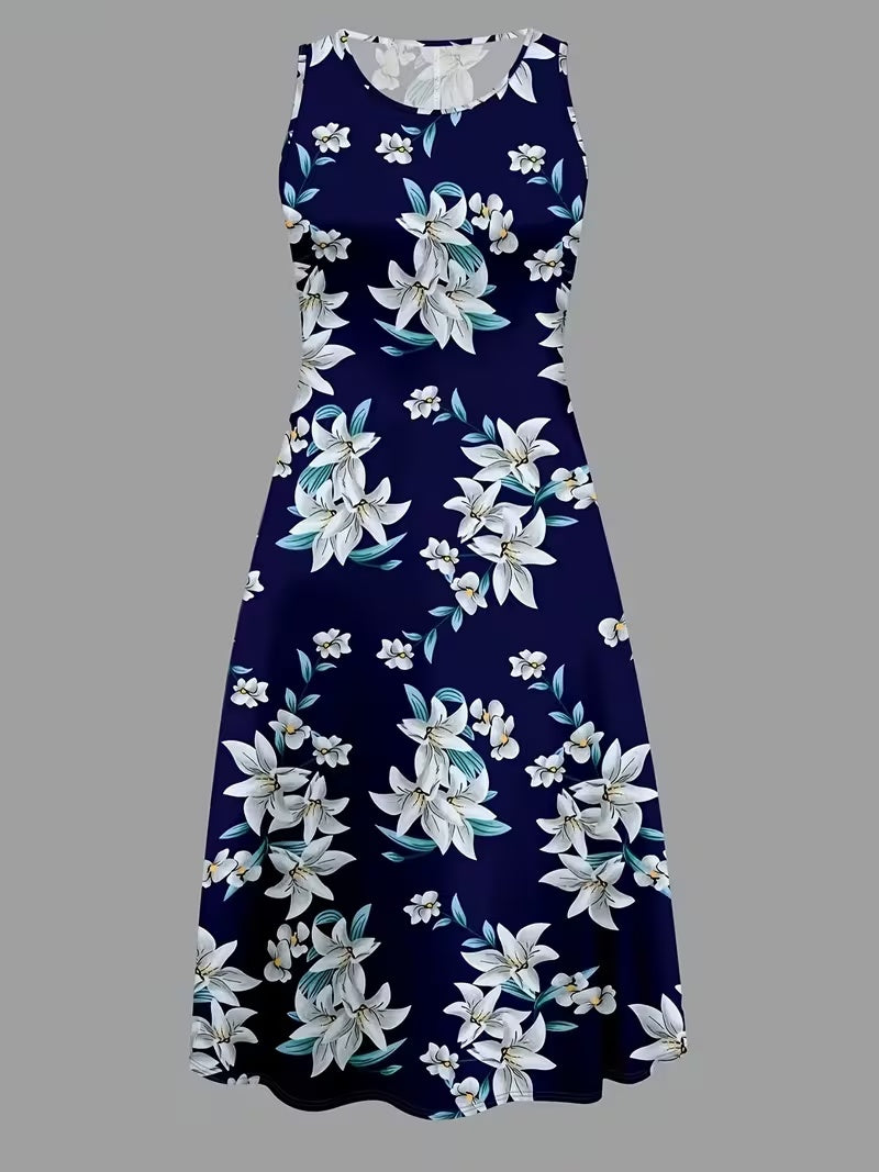 Elegant Geometric Print Co-Ord Set – Lapel Jacket, Vest & Long Skirt 3-Piece Outfit