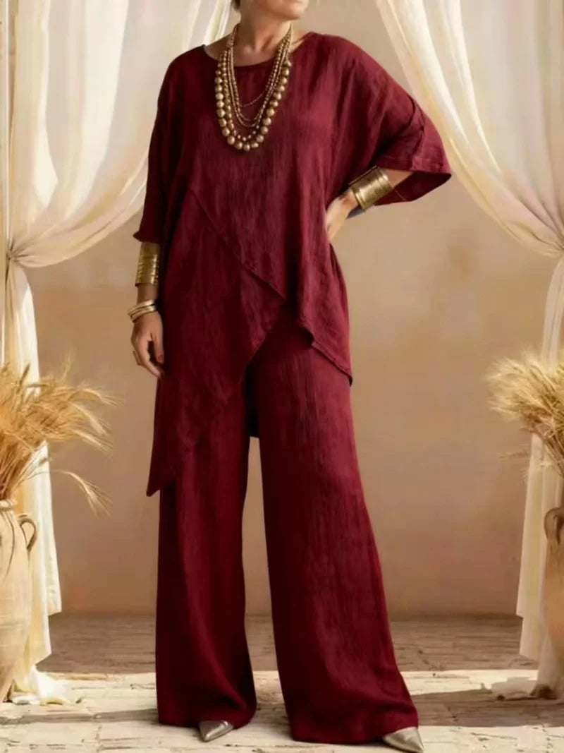 Women’s Relaxed Fit Outfit – Top & Pants Set