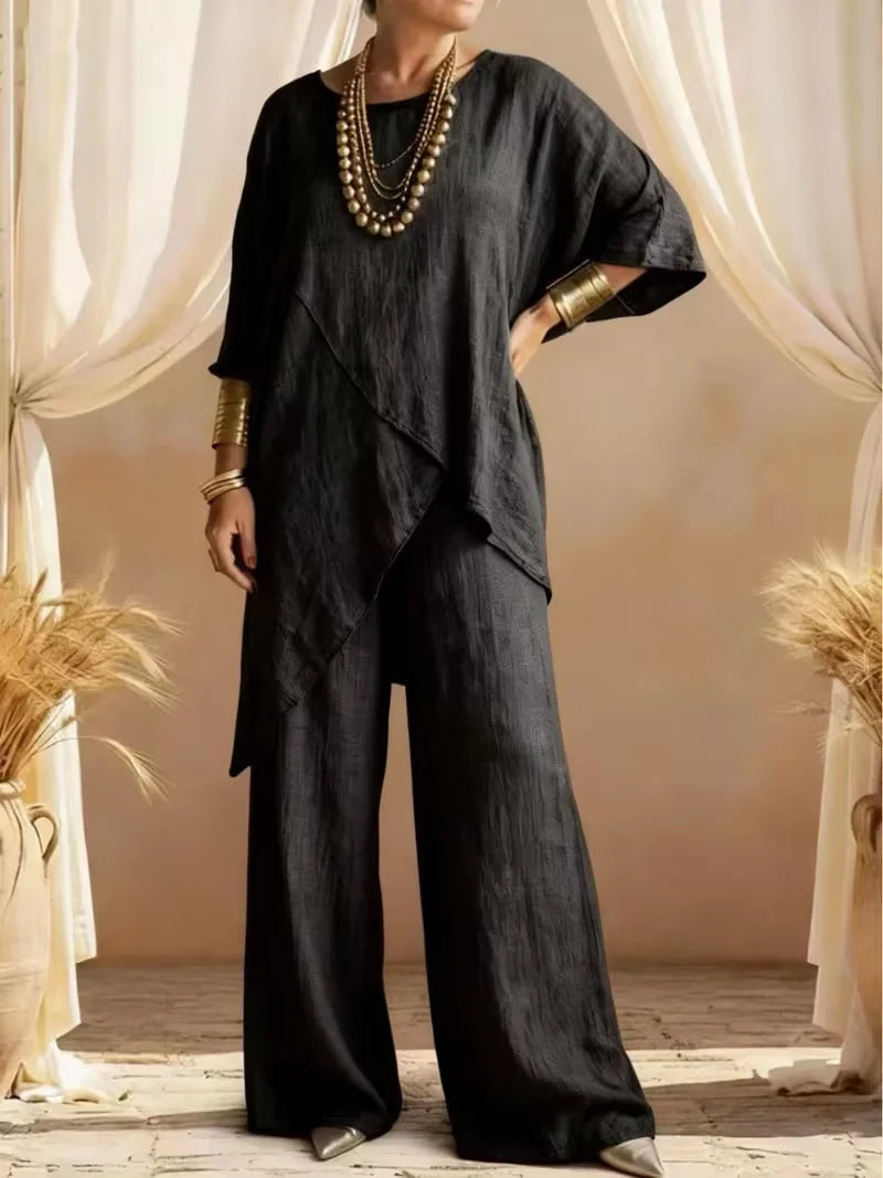 Women’s Relaxed Fit Outfit – Top & Pants Set